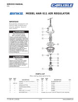 Binks Air Regulators User manual