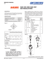 DeVilbiss Air Regulator 535 555 Owner's manual