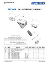 Binks IN-LINE FILTERS User manual