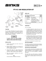 Binks Air Regulators User manual