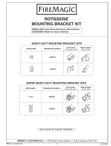Fire Magic Rotisserie Mounting Bracket Kit User manual