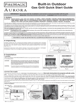 FireMagic Aurora Built-In Grill Quick start guide