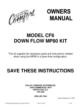 Blaze King OM-CF6 - MP80 downflow kit Owner's manual