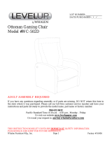 LevelUp Ottoman Gaming Chair User manual