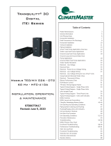 ClimateMaster  Tranquility® 30 Two-Stage TE Series 2 – 6 Tons (7 – 19.3 kW)  Install Manual