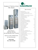 ClimateMaster  Tranquility® Vertical Stack TSL Series ¾ – 3 Tons (2.6 – 10.6 kW)  Install Manual