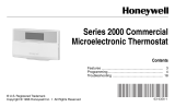 Honeywell Thermostat SERIES 2000 User manual