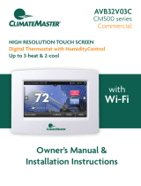 ClimateMaster AVB32V03C or R CM 500  Install Manual