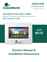 ClimateMaster AVB32V03C or R CM 500  Owner's manual