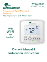 ClimateMaster AVB32V02C or R CM 300  Owner's manual