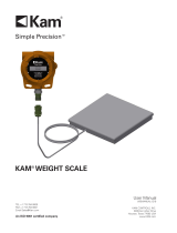 Kam Weight Scale User manual