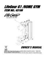LifeGear 63100 Owner's manual