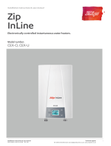 Zip  InLine Instantaneous Under-basin Hot Water Heater 6.6kW-8.8kW  User manual