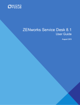 Novell Service Desk 8.1.1 and 8.1 User guide