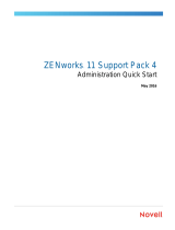 Novell ZENworks 11 SP4  Quick start guide