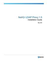 Novell LDAP Proxy 1.0 Installation guide