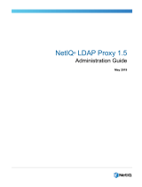Novell LDAP Proxy 1.0 Administration Guide
