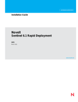 Novell Sentinel 6.1 Rapid Deployment SP2  User guide