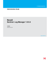 Novell Sentinel Log Manager 1.0 User guide