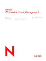 Novell ZENworks 7.2 Linux Management  User guide