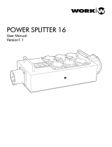 Work-pro POWER SPLITTER 16 User manual