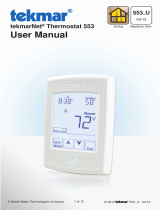 Watts  Thermostat 553  User manual