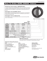 Watts Sure Check Valve Ordering Guide