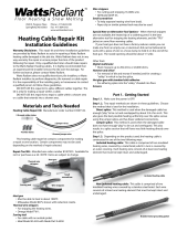 Watts Heating Cable Repair Kit Owner's manual