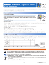 tekmar 24 V (ac) Transformer Kit 009K  Installation guide