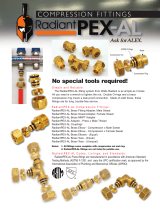 Watts RadiantPEX-AL Compression Fittings User guide