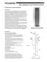 Powers HydroPanel II 450 Piezo Installation guide