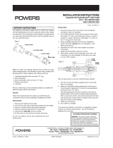 Powers HydroGuard e427 Installation guide