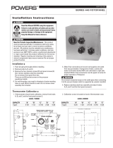 Powers 440 Installation guide
