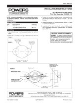 Powers 900 Installation guide