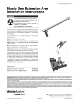 Watts Staple Gun Extension Arm Installation guide
