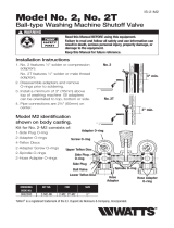 Watts 2M2-SC Installation guide