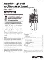 Watts PWR25111011 Installation guide