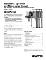 Watts PWR40113032 Installation guide