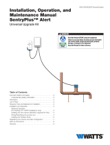 Watts SentryPlus Alert Technology Installation guide