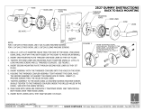 Hagerco 2500 Series Lever - Grade 2 Cylindrical Lever Mounting instructions