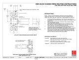 Hagerco 45ET - Electrified Cylinder Escutcheon Wire Routing Instructions