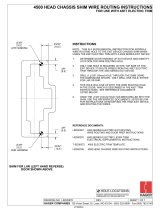 Hagerco 45ET - Electrified Cylinder Escutcheon Wire Routing Instructions