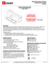 Hagerco 2958 - Integrated Delayed Egress Lock Installation guide