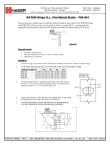 Hagerco 780-041LL - Lead Lined - Concealed Leaf Hinge Installation guide