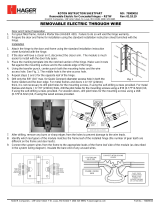Hagerco 780-124LL - Lead Lined - Concealed Leaf Hinge Operating instructions