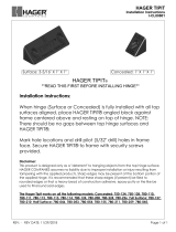 Hagerco TIPIT® Concealed Ligature Resistant - Ligature Resistant Cover Installation guide