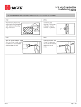 Hagerco 341C - Latch Protection Plate - Installation guide