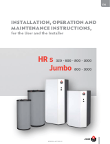 ACV HRs 321, 601, 800, 1000 / Jumbo 800, 1000 Operating instructions