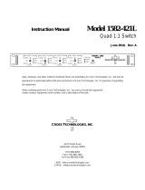 Cross Technologies 1582-421L Owner's manual