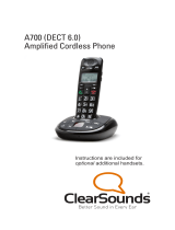 ClearSounds A700 Owner's manual